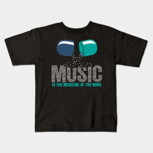 Music is medicine Kids T-Shirt